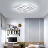 DELIPOP 23 Inch Dimmable Modern Ceiling Light, 36W 3000K/4500K/6000K Color