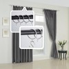 Fippy Pack of 60 Curtain Rings Metal for Hanging Curtains