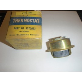 Harrison NOS Brass Thermostat 1940s-1950s INTERNATIONAL TRUCK IHC Red Blue Black Diamond