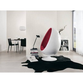 CONCORD WALLCOVERINGS ™ Sample for Display Purpose Plain Textured Wallpaper Featuring Painted Wall, Cream7 X 10"; 958701