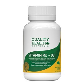 Quality Health Vitamin K2 + D3 Cap X 90