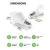 Eastiya Dusk to Dawn Sensor LED Outdoor Light Bulb, Warm