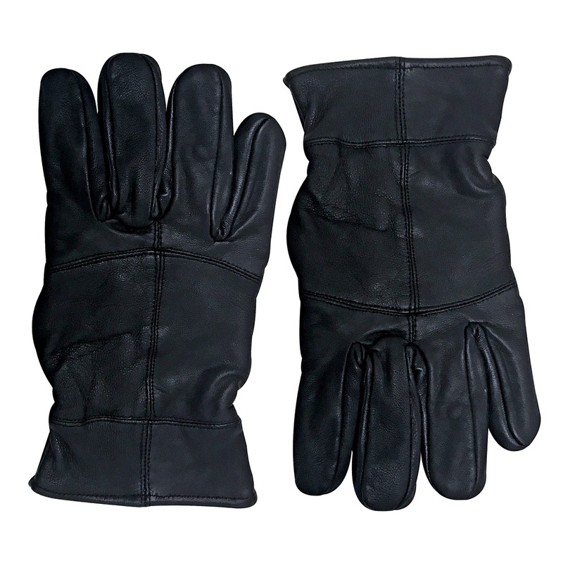 THMO Men's Thinsulate Leather Gloves for Winter Windproof Outdoor Fleece