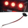 Newnessai 10 Pcs 3-Pin Trailer Light Connector, 3 Wires Pigtail