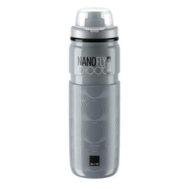 Elite NanoFly 0-100°C 500ml Bottle (Grey) – All-Season Insulated Cycling Bottle