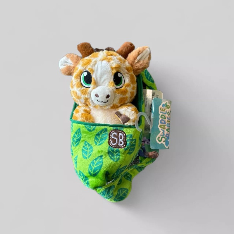 Fiesta Giraffe Swaddle Babies - Stuffed Animal Keepsake and Baby