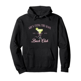 She's tying the knot Bridal Shower Coquette Bow Bachelorette Pullover Hoodie