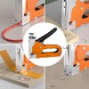 Ceisazira 3-in-1 Stapler for Wood, Hand Stapler with Clips, Staple
