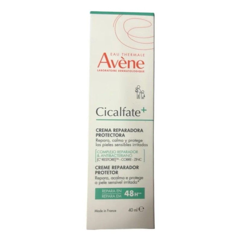 Avene Cicalfate 40ml Crema Reparadora Protectora Pieles Sensibles Irritadas