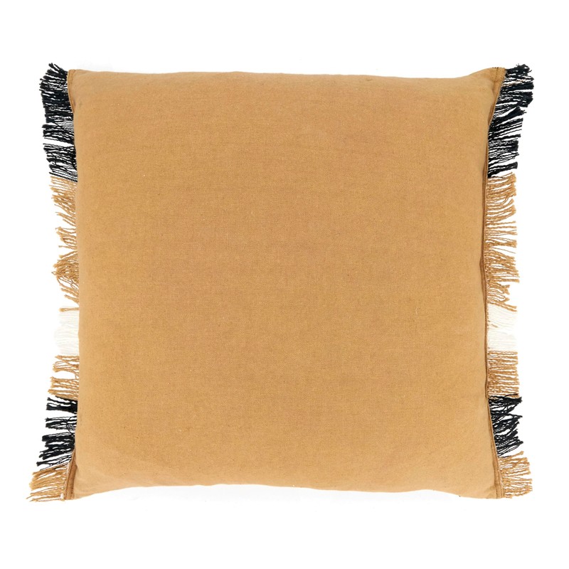 SARO LIFESTYLE Maxi Plaid Pattern Poly Filled Throw Pillow