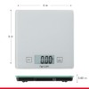 Taylor Compact Glass Kitchen Food Scale, 11 lb Capacity Digital