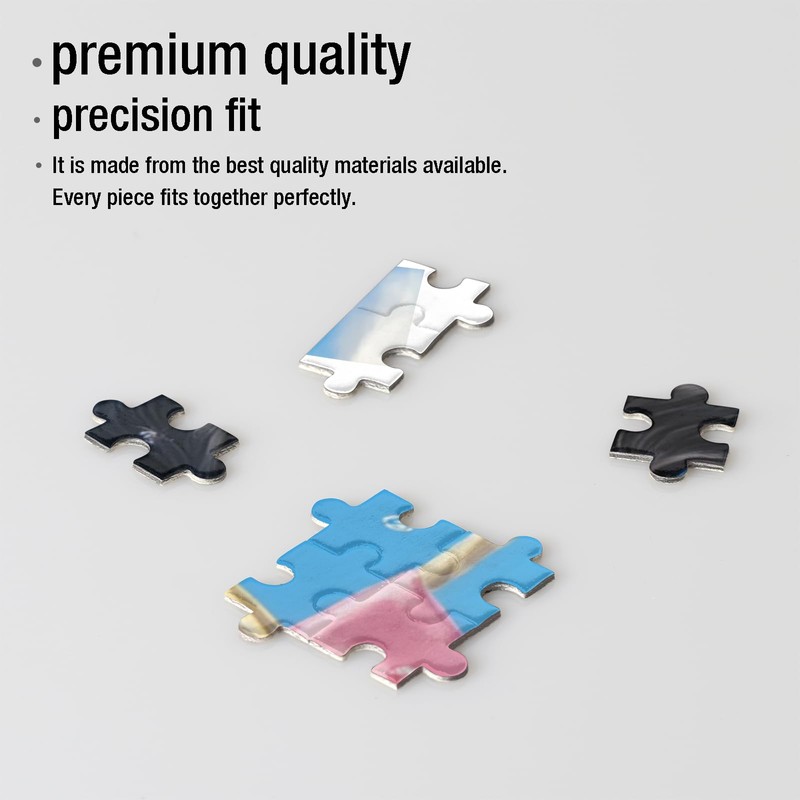 500-Piece Cute Puppies & Ducks Puzzle, Joyful Animal Jigsaw for