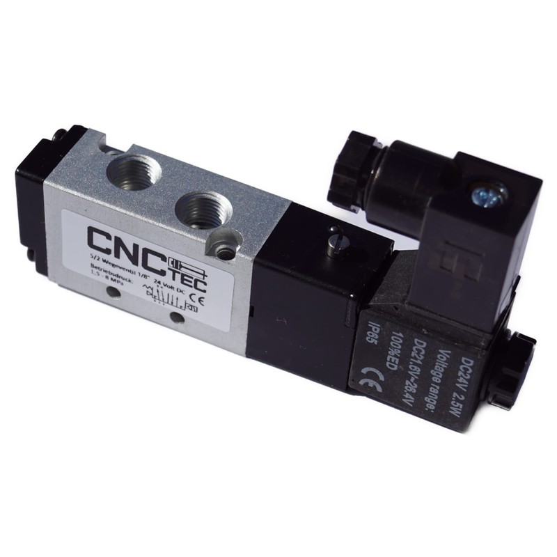5/2 Way Pneumatic Valve 24 Volt 1/8 Inch 1.5-8 Bar