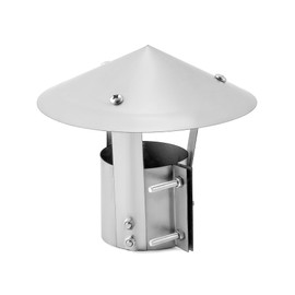 QWORK® 304 Edelstahl schornsteinabdeckung, 80mm, Regenhaube für den Schornstein