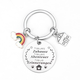 New Home Keyring Gift for Housewarming Gifts Home Gift for Housewarming Pendant Family Couple Homeowners Housewarming Party Gifts for Housewarming Gift, for new1