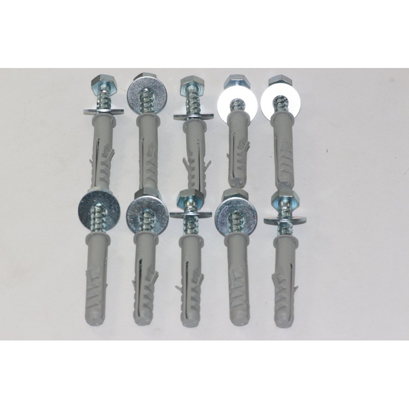 10 x M8 x 50mm Masonry Brick Wall Fixing Screw