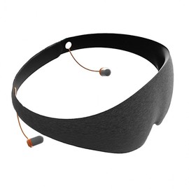 3D earplugs integrated sleep mask, deep sleep, cooling blindfold for sleeping on airplanes gray 3ea