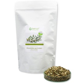 Olivenblätter Tee geschnitten | Oliven Blätter geschnitten | Olivenblättertee lose | Für Tee Kosmetik Olivenblattextrakt 100% vegan