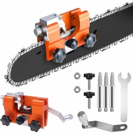 Unbranded Chainsaw Sharpener Jigs Sharpening Tool Kit for 12-20in Chain Saw/Electric Saws