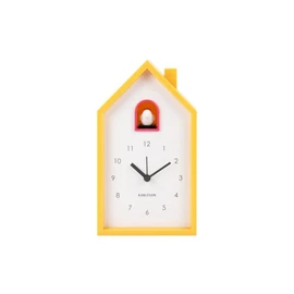 Karlsson Bright Yellow Modern Cuckoo Alarm Clock