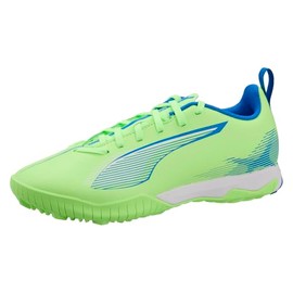 Puma 107902 Soccer Shoes, Children's Shoes, Athletic Shoes, Ultra 5 Play, TT + Mid Jr, Fiji Apple/Puma White/Blue Maging (03)