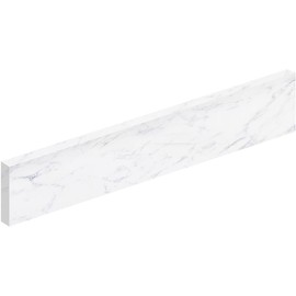 ARIEL 22"x4" Carrara White Marble Vanity Top Side Splash