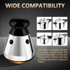 2PCS Universal Pressure Cooker Relief Jigger Valve with Exhaust Rod,