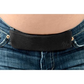 Maeband Banda de Vientre de Maternidad | Cinturón de Embarazo, Extensor de Cintura, Ropa de Embarazo, Jeans de Maternidad (Pequeño, Medianoche Negro)