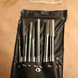 7-Piece HSS Chucking Reamer Set, 1/8 Inch - 1/2 Inch