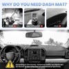 Sunsdrew Dash Cover for 2015-2020 Ford F150 Dashboard Cover Mat