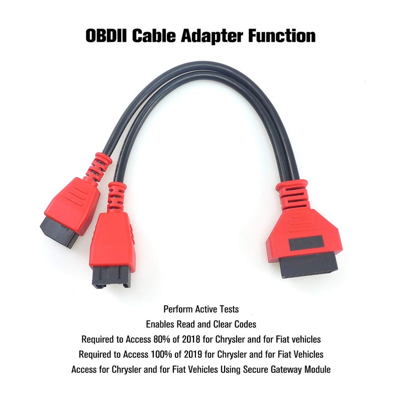 Adaptador de cable compatible con Chrysler 12+8 Cable de programación