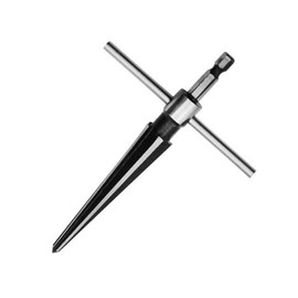 Vitalux Hex Shaft Taper Reamer Tee Hole Punch Range Approx. 0.2 - 0.6 inches (5 - 16 mm) Combinable, Removable, Drilled, Chamfered, Chassis Reamers, Hand Held, Manual Through, For Use With Electric
