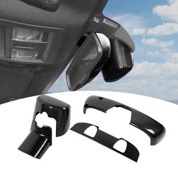 PDKLIN for Challenger Rearview Mirror Panel Trim Cover Fit for