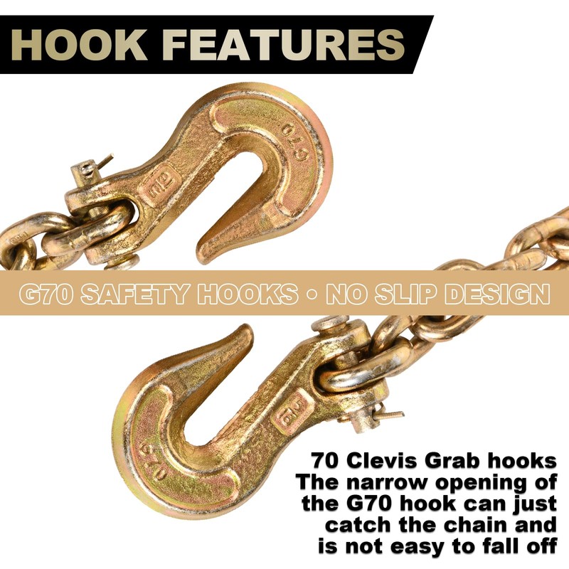 A A IN Transport Binder Chain 2 Pack 5/16 in