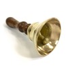 The Ventiano Brass Hand Bell with Wooden Handle - Tuned