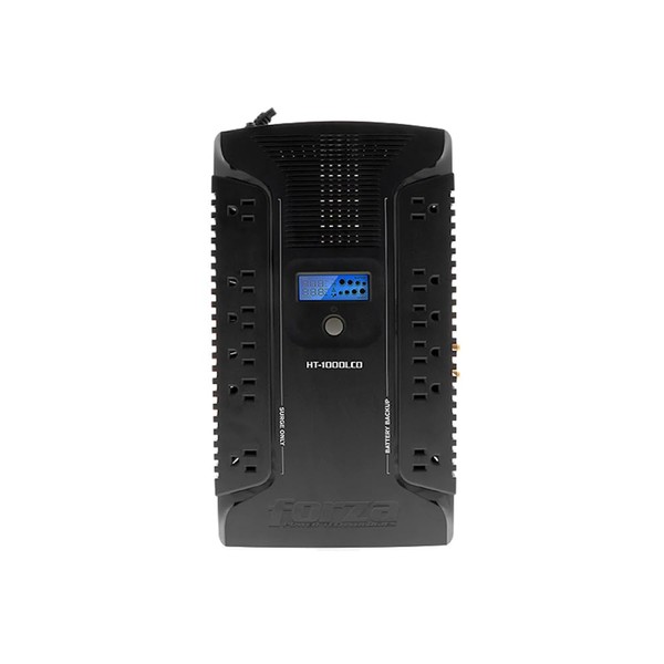 Forza UPS 1000VA/600W Line Interactive Uninterrupted Battery Backup Supply, 12