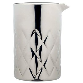PIAZZA Mixing Glass Double Wall In Acciaio Satinato 535Ml