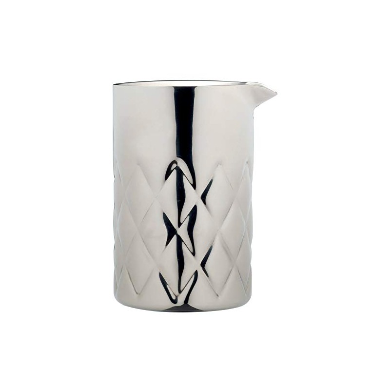 PIAZZA Mixing Glass Double Wall In Acciaio Satinato 535Ml