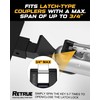 RETRUE Trailer Tongue Coupler Lock with Cap, Trailer Hitch Lock,
