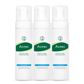 Acnes Clear & White Foaming Wash 150ml x 3 for free, For Men All-in-One 10ml x 2 / 아크네스 클리어 앤 화이트 포밍워시 150ml x3개 증정포맨올인원10mlx2개
