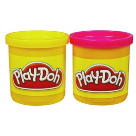 Play-Doh 2-Pack of Cans (Pink and Yellow)
