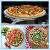 RICISUNG Aluminum Pizza Grate 12 Inch Grate Pizza Pan Pizza