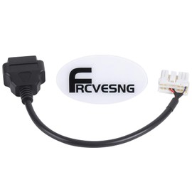FRCVESNG 12 Pin Diagnostic Cable Compatible with T esla Model X Model S(2012-2015), OBD2 Adapter Cable OBD 12 Pin to OBD 16 Pin Diagnostic Instrument Connection Cable
