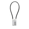 SISAV 30CM/12in Long Cable Locks Cable 4-Digit Combination Lock Re-settable