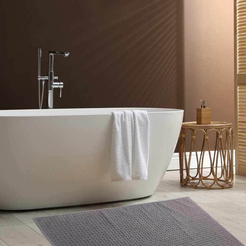 Olivia Rocco LUXE Bath Mat Washable Bathroom Mat Extra Water
