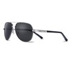 Barcur Polarized Aviator Sunglasses for Men Women Large Lens uv