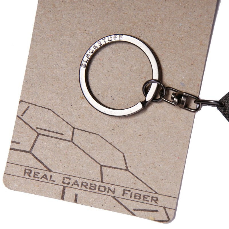 BlackStuff Carbon Fibre Keyring Compatible with M3 E36 BS-147