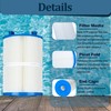 Auxdee C-7367 Spa Filter Cartridge Compatible with Dimension One 1561-00,