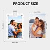 Shoyisenka 2 Pcs Magnetic Car Picture Holder, 2.5x3.6 Inch Acrylic