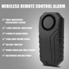 Wireless Bicycle Alarm Lock, Anti-Theft Burglar Wireless Alarm with Remote